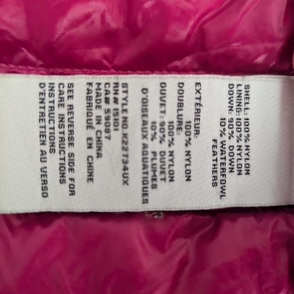 Kate Spade Pink XL down jacket coat - Picture 8 of 9